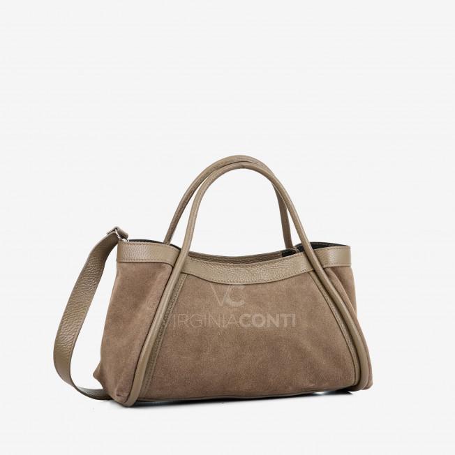 Сумка Virginia Conti кольору темний тауп