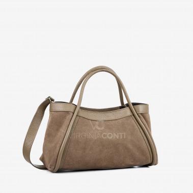 Сумка Virginia Conti кольору темний тауп