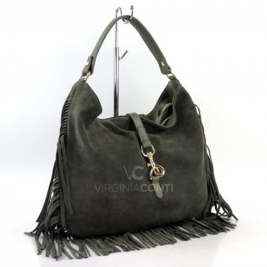 Сумка на плече Virginia Conti кольору хакі