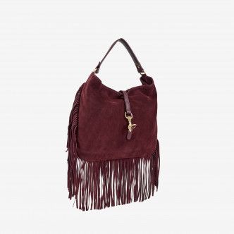 Сумка на плечо Virginia Conti бордовая