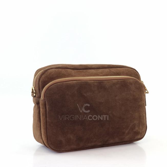 Сумка через плечо (кросс-боди) Virginia Conti коричневая