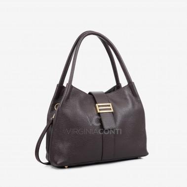 Сумка на плече Virginia Conti кольору шоколад