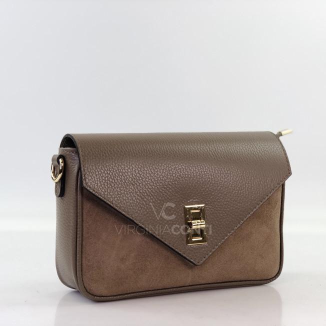 Сумка через плечо (кросс-боди) Virginia Conti цвета темный тауп