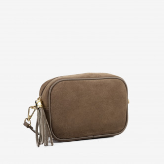 Сумка через плече (крос-боді) Virginia Conti кольору темний тауп