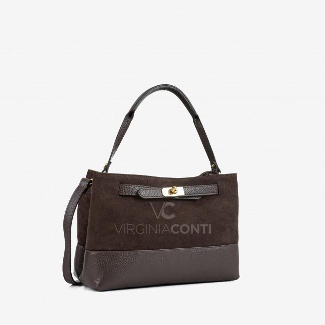 Сумка Virginia Conti кольору шоколад