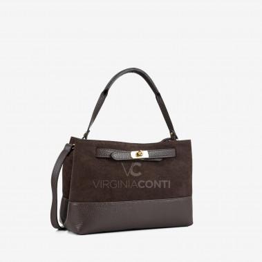 Сумка Virginia Conti кольору шоколад