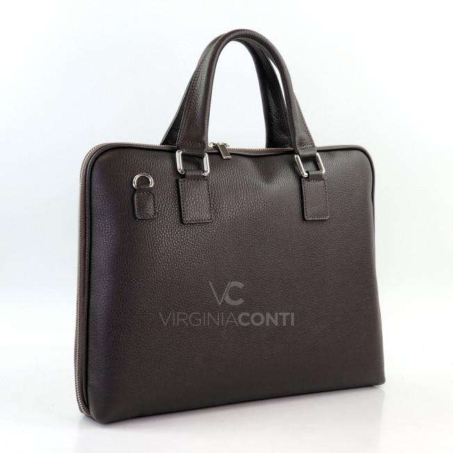 Портфель Virginia Conti цвета шоколад