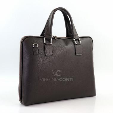 Портфель Virginia Conti цвета шоколад