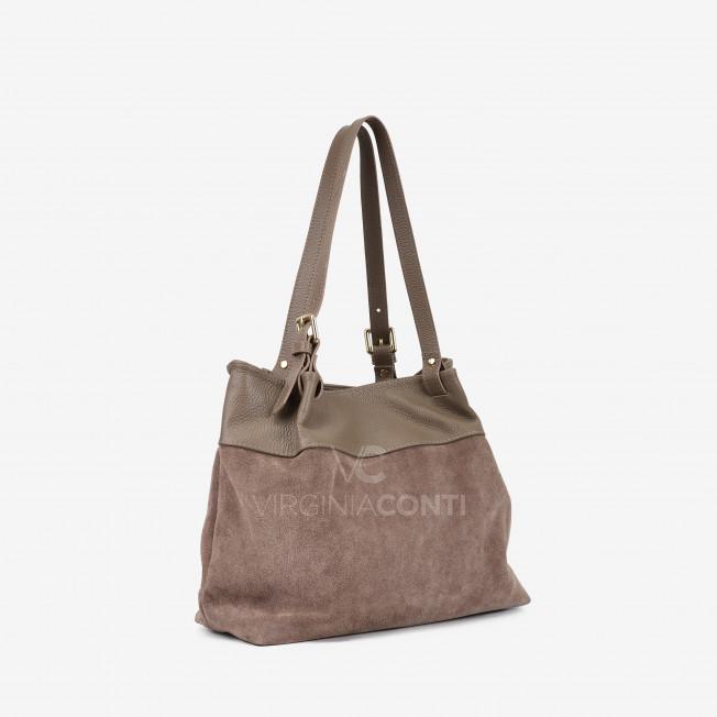 Сумка Virginia Conti кольору темний тауп