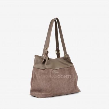 Сумка Virginia Conti кольору темний тауп