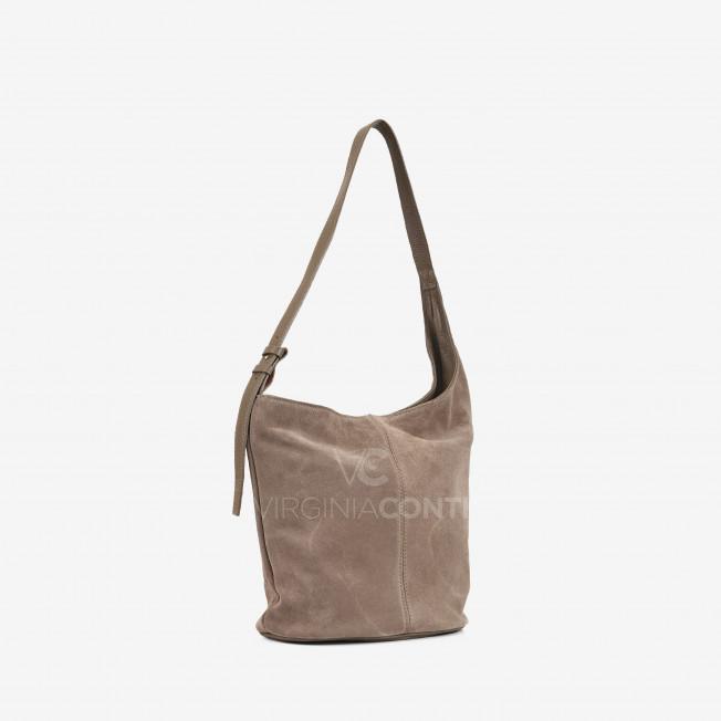 Сумка на плечо Virginia Conti цвета темный тауп