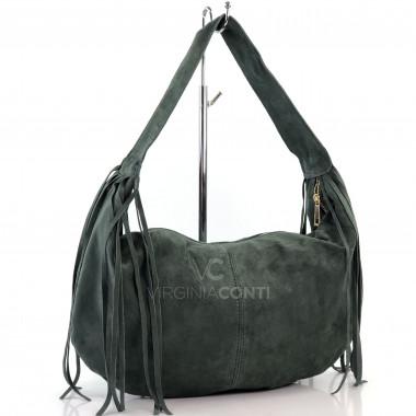 Сумка на плече Virginia Conti кольору хакі
