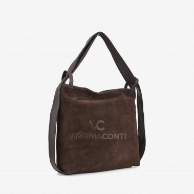 Сумка-рюкзак Virginia Conti кольору шоколад