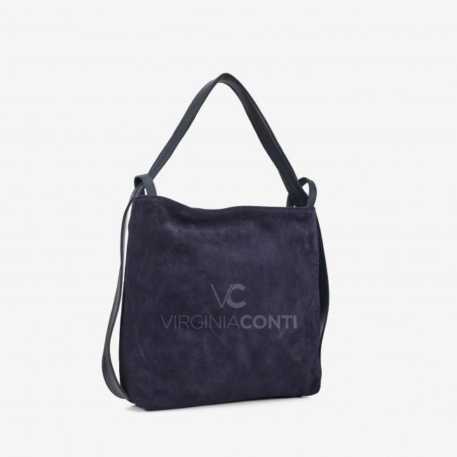 Сумка-рюкзак Virginia Conti темно-синяя