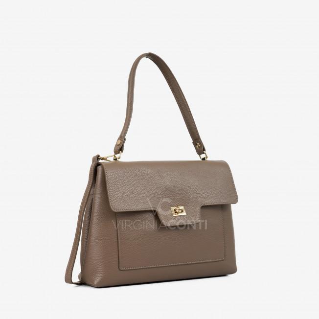 Сумка Virginia Conti кольору темний тауп