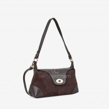 Сумка Virginia Conti кольору шоколад