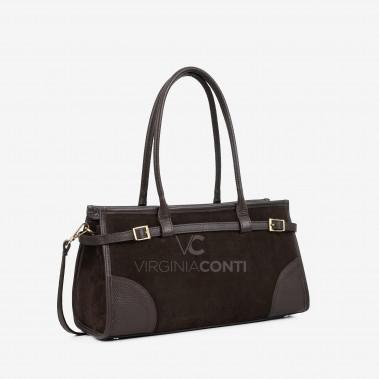 Сумка Virginia Conti кольору шоколад
