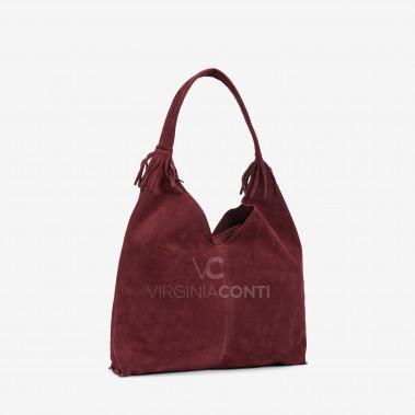 Шоппер Virginia Conti винного кольору