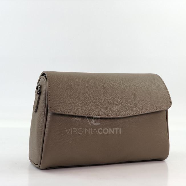 Сумка через плече (крос-боді) Virginia Conti кольору темний тауп