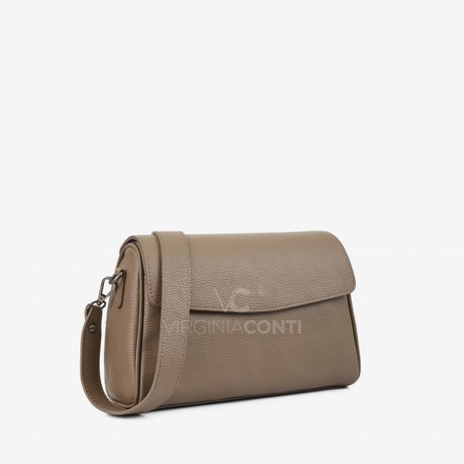 Сумка через плечо (кросс-боди) Virginia Conti цвета темный тауп