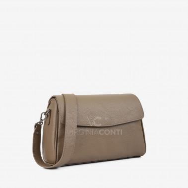 Сумка через плечо (кросс-боди) Virginia Conti цвета темный тауп