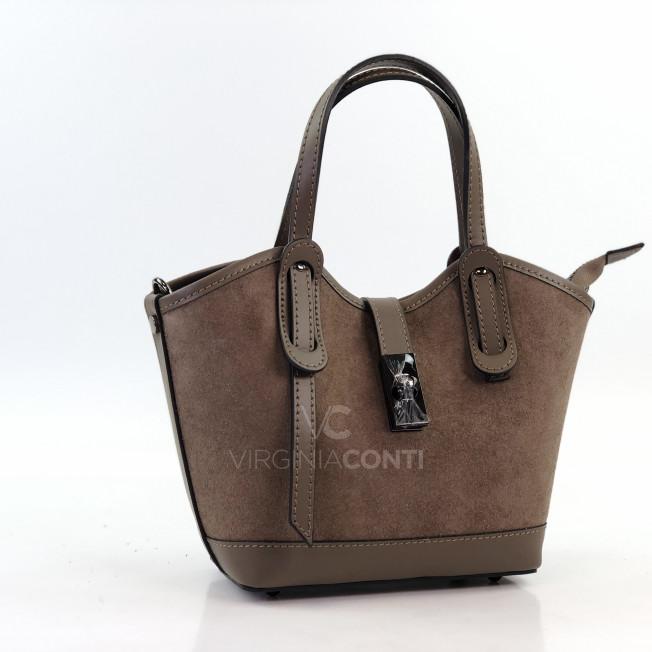 Сумка Virginia Conti кольору темний тауп