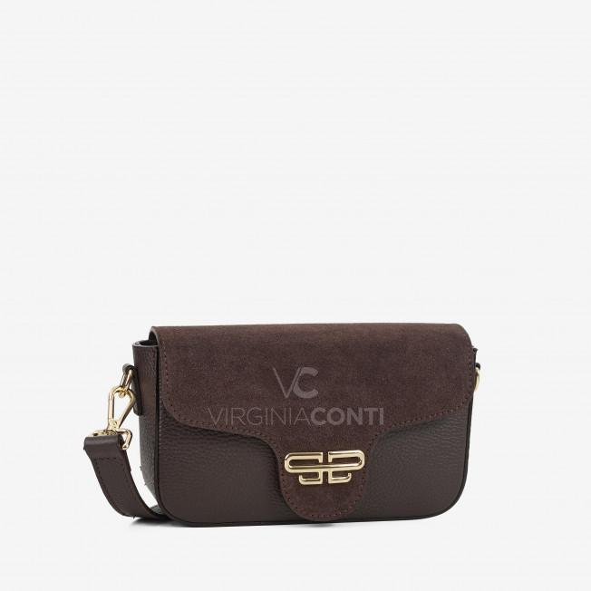 Сумка через плечо (кросс-боди) Virginia Conti цвета шоколад