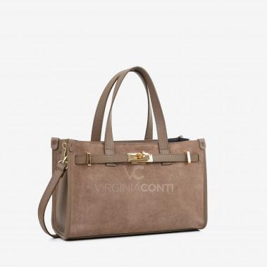 Сумка Virginia Conti кольору темний тауп