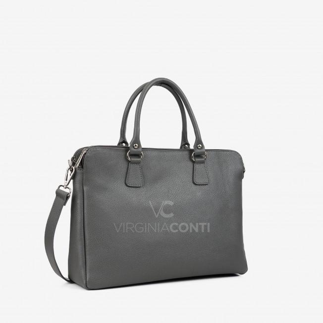 Портфель Virginia Conti темно-сірий