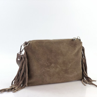 Сумка через плече (крос-боді) Virginia Conti кольору темний тауп