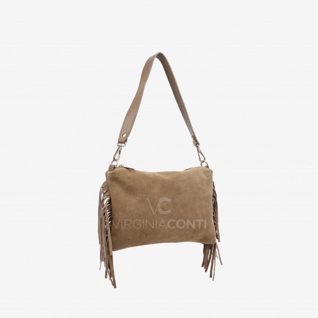 Сумка через плече (крос-боді) Virginia Conti кольору темний тауп