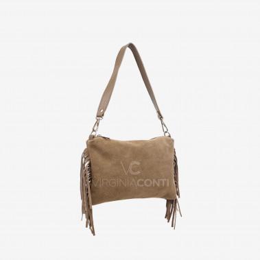 Сумка через плече (крос-боді) Virginia Conti кольору темний тауп
