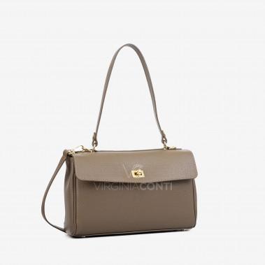 Сумка Virginia Conti кольору темний тауп