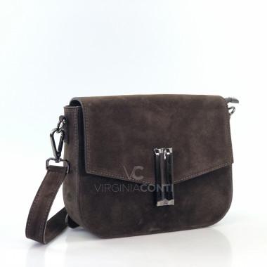Сумка через плече (крос-боді) Virginia Conti кольору шоколад