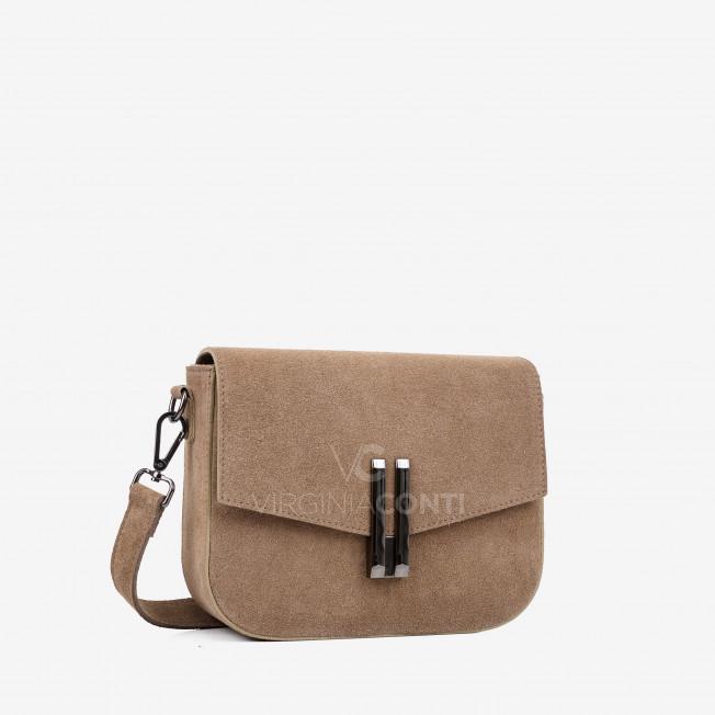 Сумка через плечо (кросс-боди) Virginia Conti цвета темный тауп