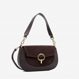 Сумка через плече (крос-боді) Virginia Conti кольору шоколад