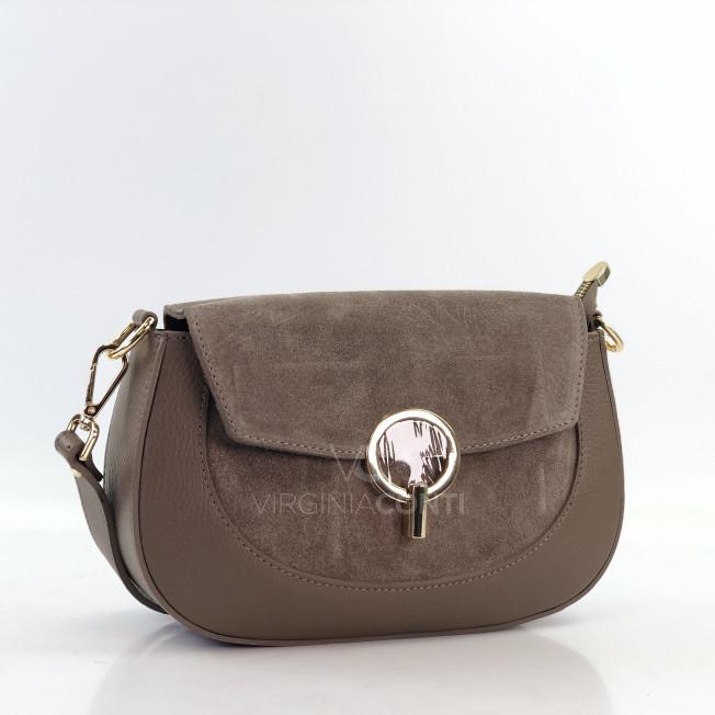 Сумка через плечо (кросс-боди) Virginia Conti цвета темный тауп
