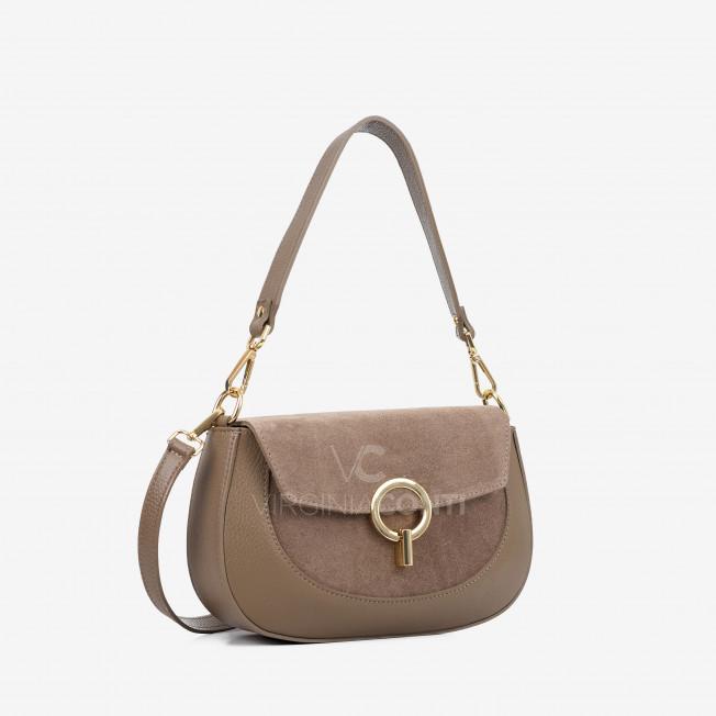 Сумка через плечо (кросс-боди) Virginia Conti цвета темный тауп