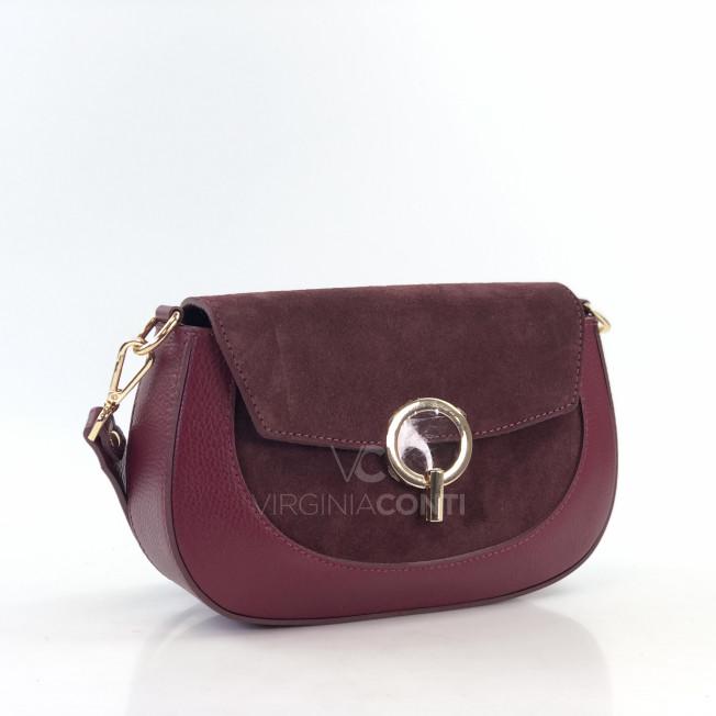 Сумка через плечо (кросс-боди) Virginia Conti винного цвета