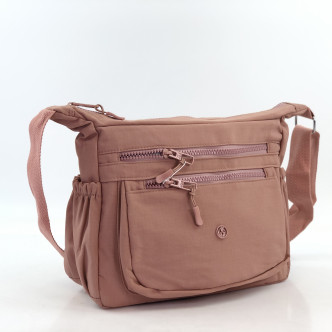 Сумка через плече (крос-боді) ORMI кольору пудри