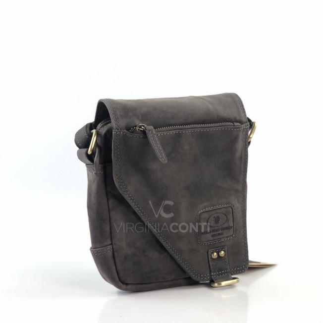 Сумка через плече (крос-боді) Virginia Conti темно-сіра