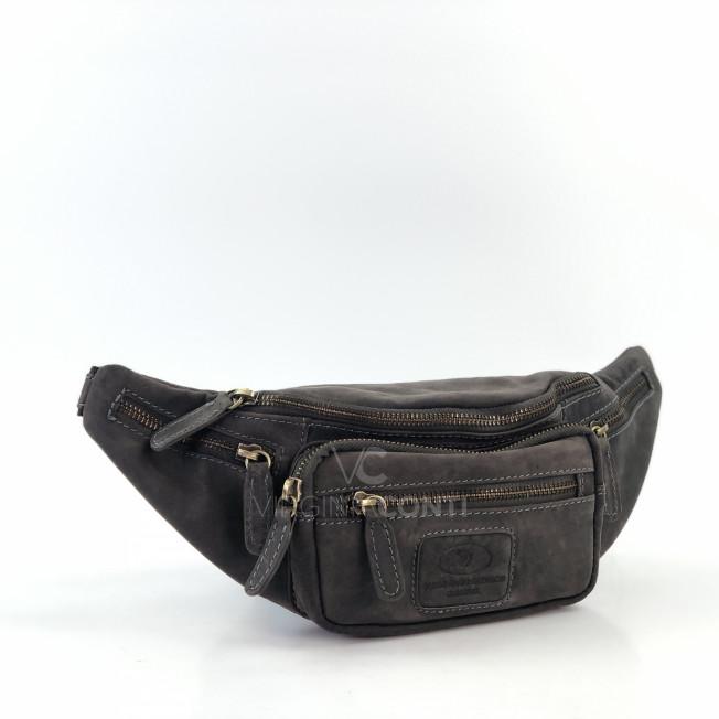 Поясна сумка (Сумка-банан) Virginia Conti темно-сіра