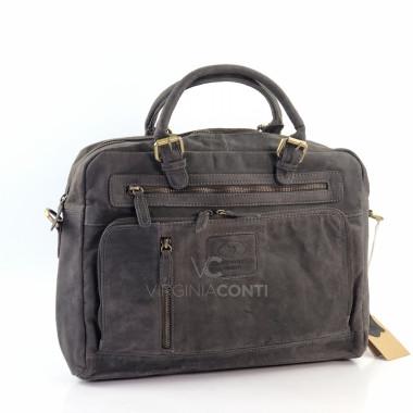 Портфель Virginia Conti темно-сірий