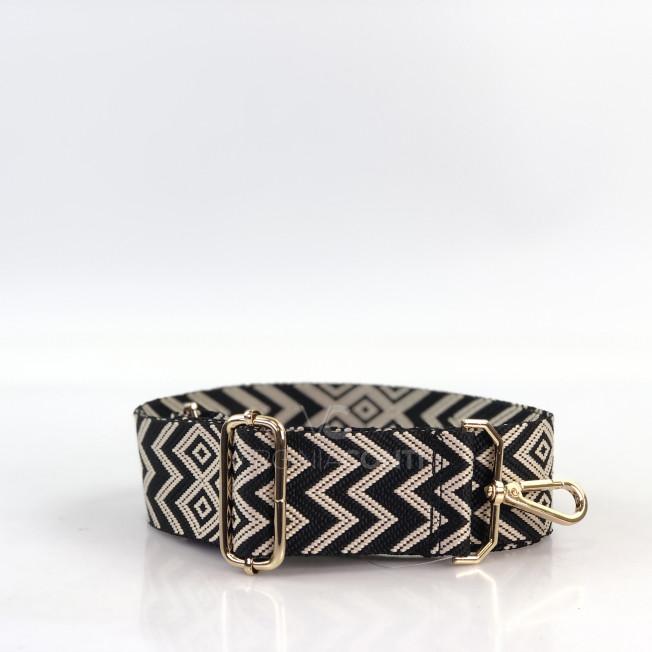 Ремешок для сумки черный