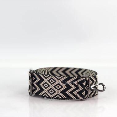 Ремешок для сумки черный