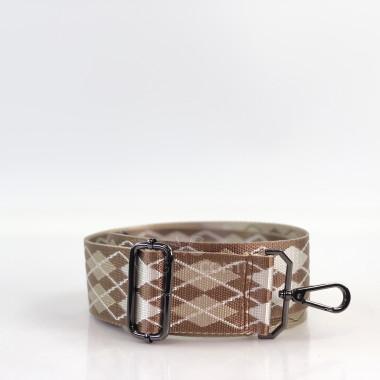 Ремінець для сумки темно-рудий