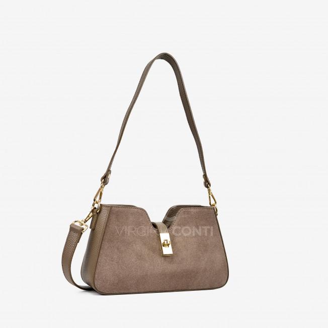 Сумка Virginia Conti кольору темний тауп