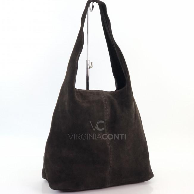 Шоппер Virginia Conti цвета шоколад