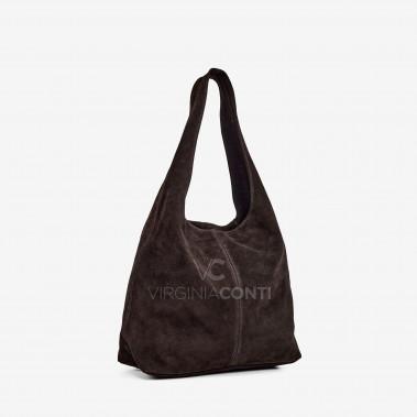 Шоппер Virginia Conti кольору шоколад