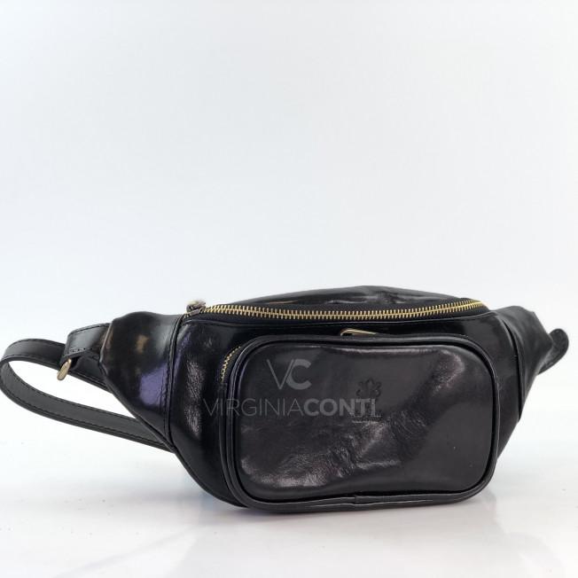 Поясная сумка (Сумка-банан) Virginia Conti черная
